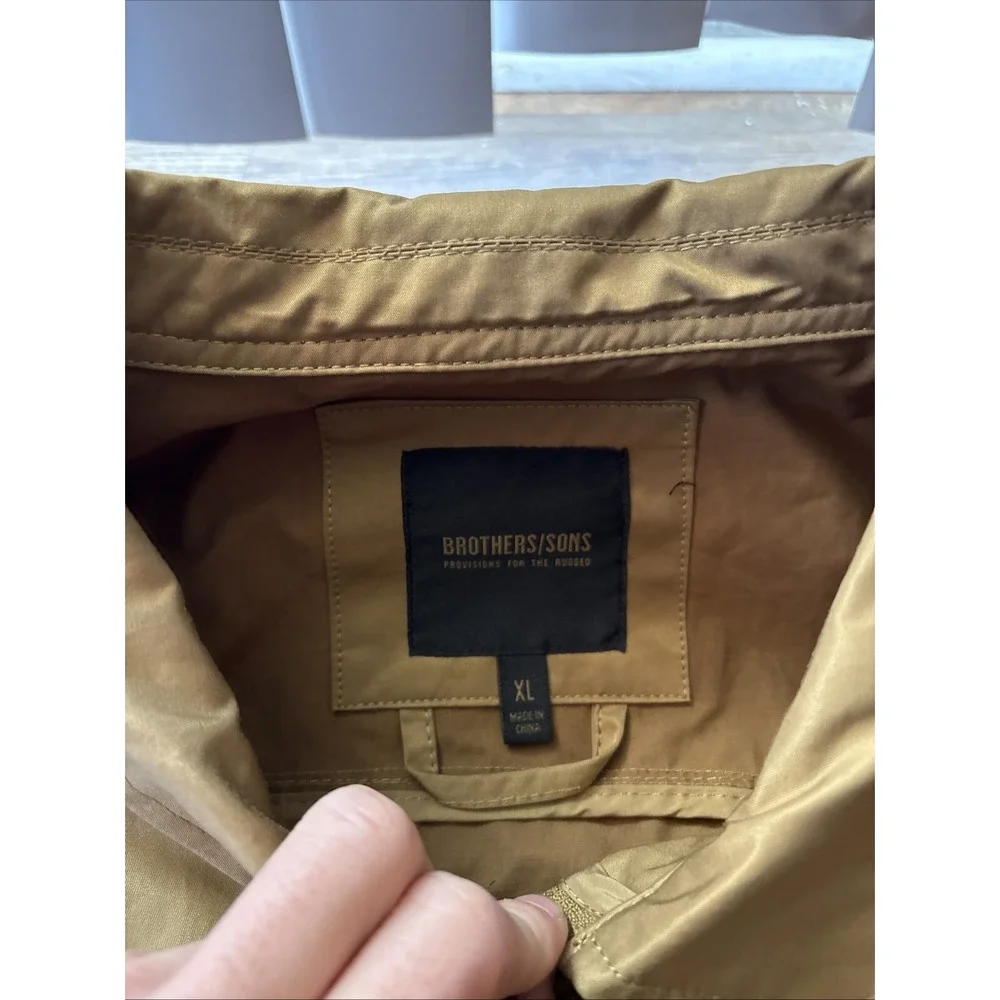 Brothers Sons Badlands Concealed Carry Jacket Mens XL Tan Khaki Tactical Zip NEW